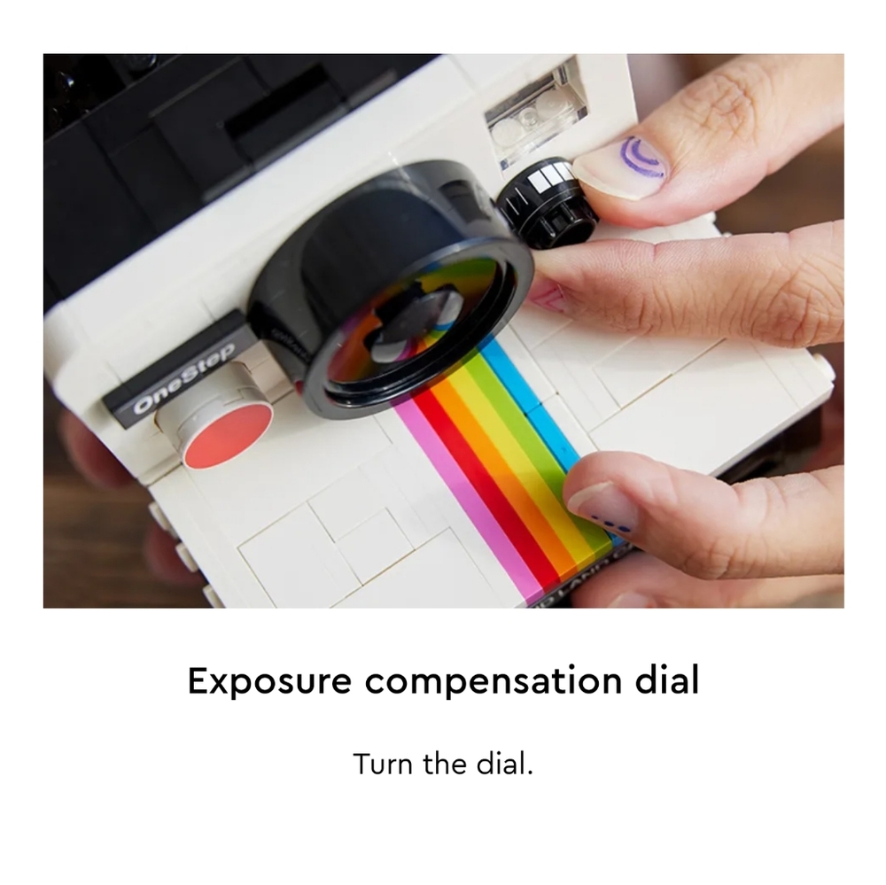 💥BUY 2 GET 1 FREE  LEGO  Polaroid OneStep SX-70 Camera, Retail Price$79. - Picture 13 of 16